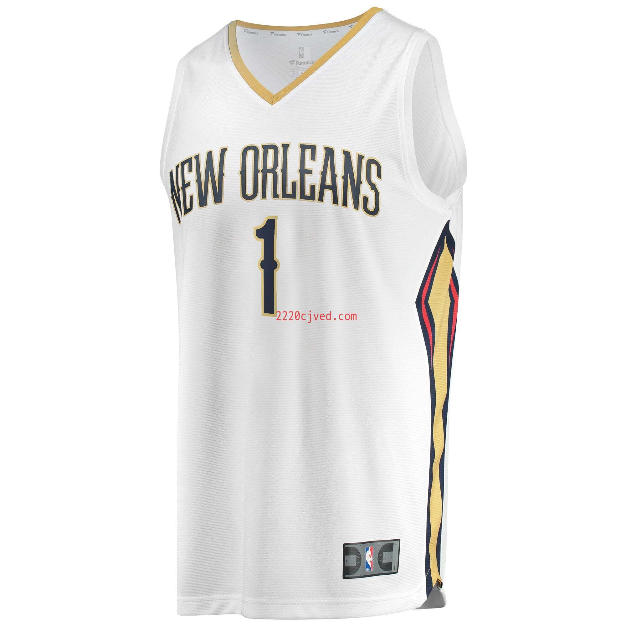 预发布站点、Zion Williamson New Orleans Pelicans Fanatics Branded Replica Fast Break Jersey White - Association Edition、FF-CUSTOM-12345