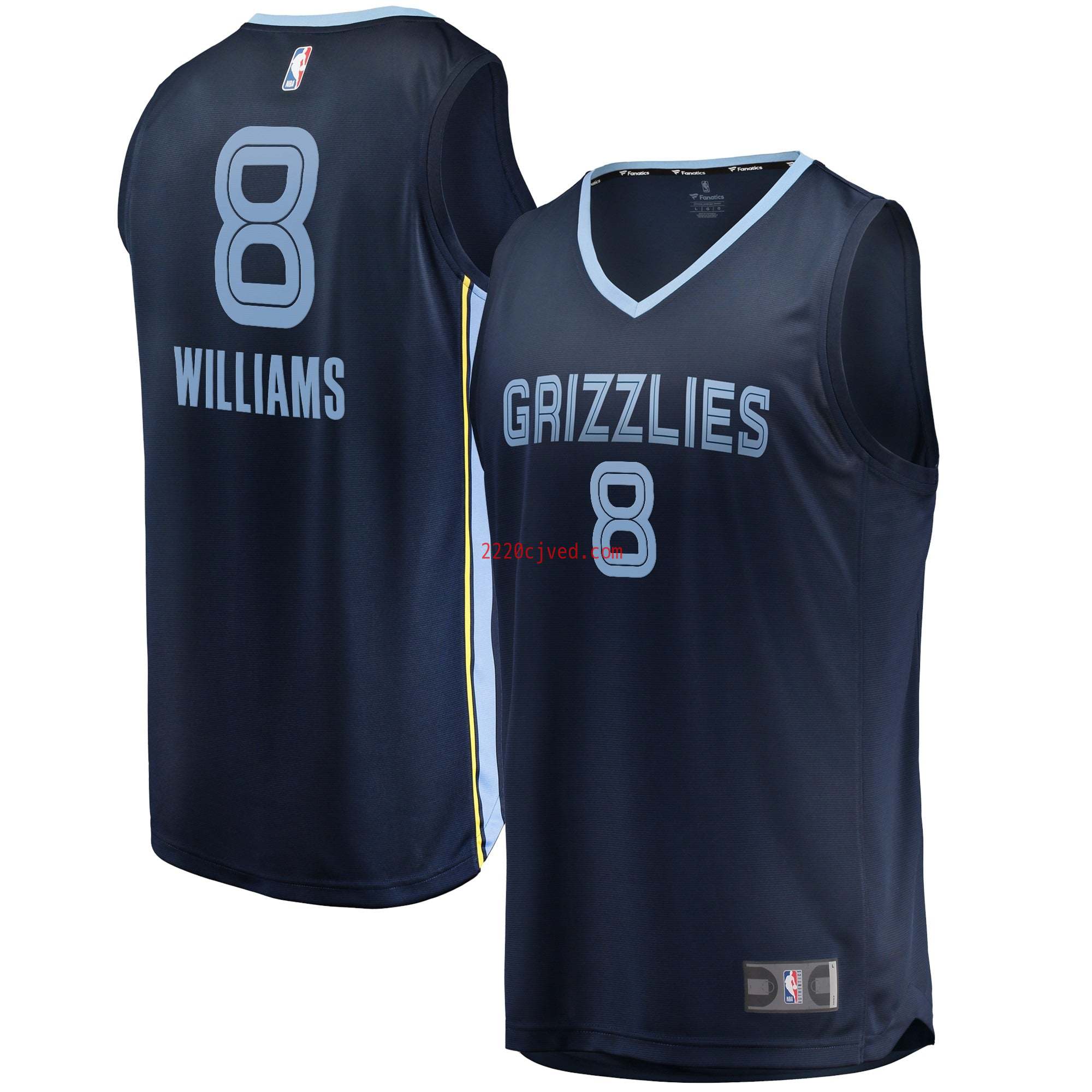 预发布站点、Ziaire Williams Memphis Grizzlies Fanatics Branded 2021/22 Fast Break Replica Jersey - Icon Edition - Navy、FF-CUSTOM-12345
