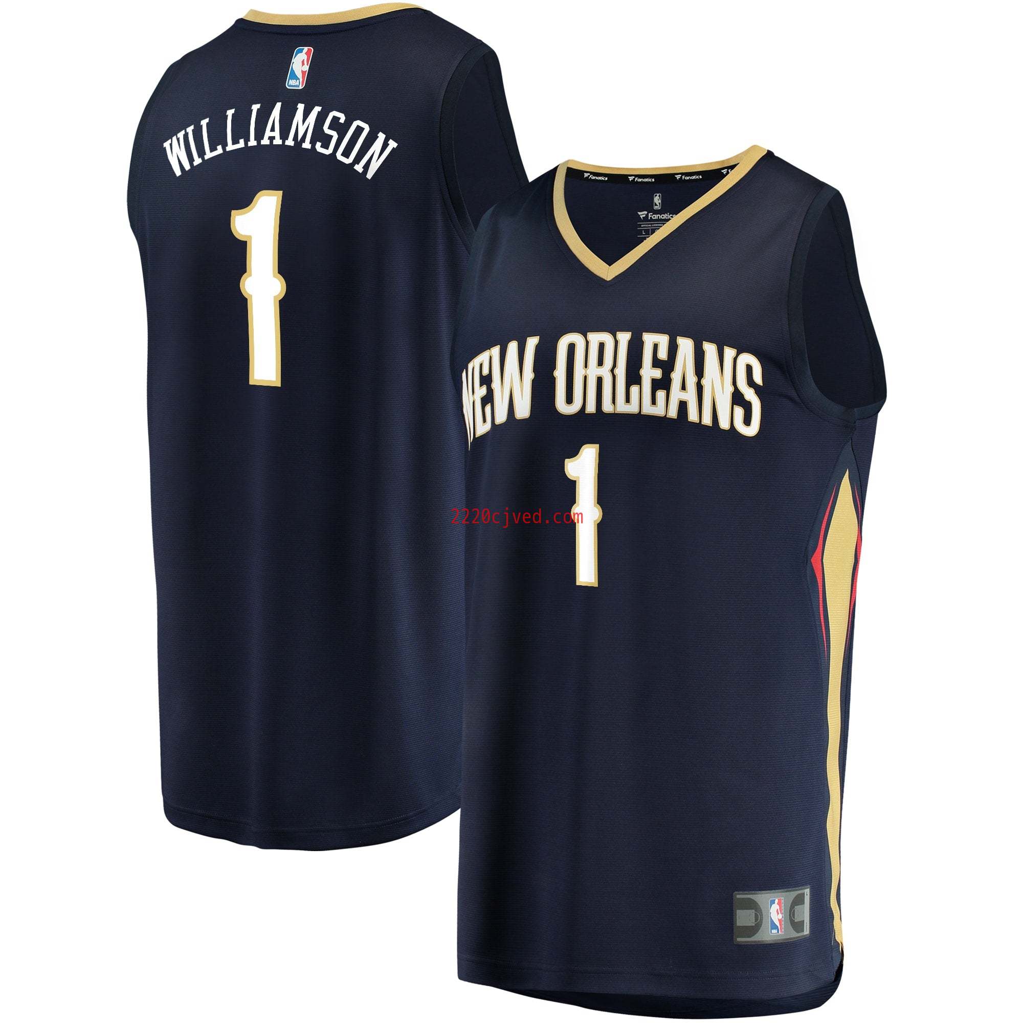 预发布站点、Zion Williamson New Orleans Pelicans Fanatics Branded Youth Replica Fast Break Jersey Navy - Icon Edition、FF-CUSTOM-12345