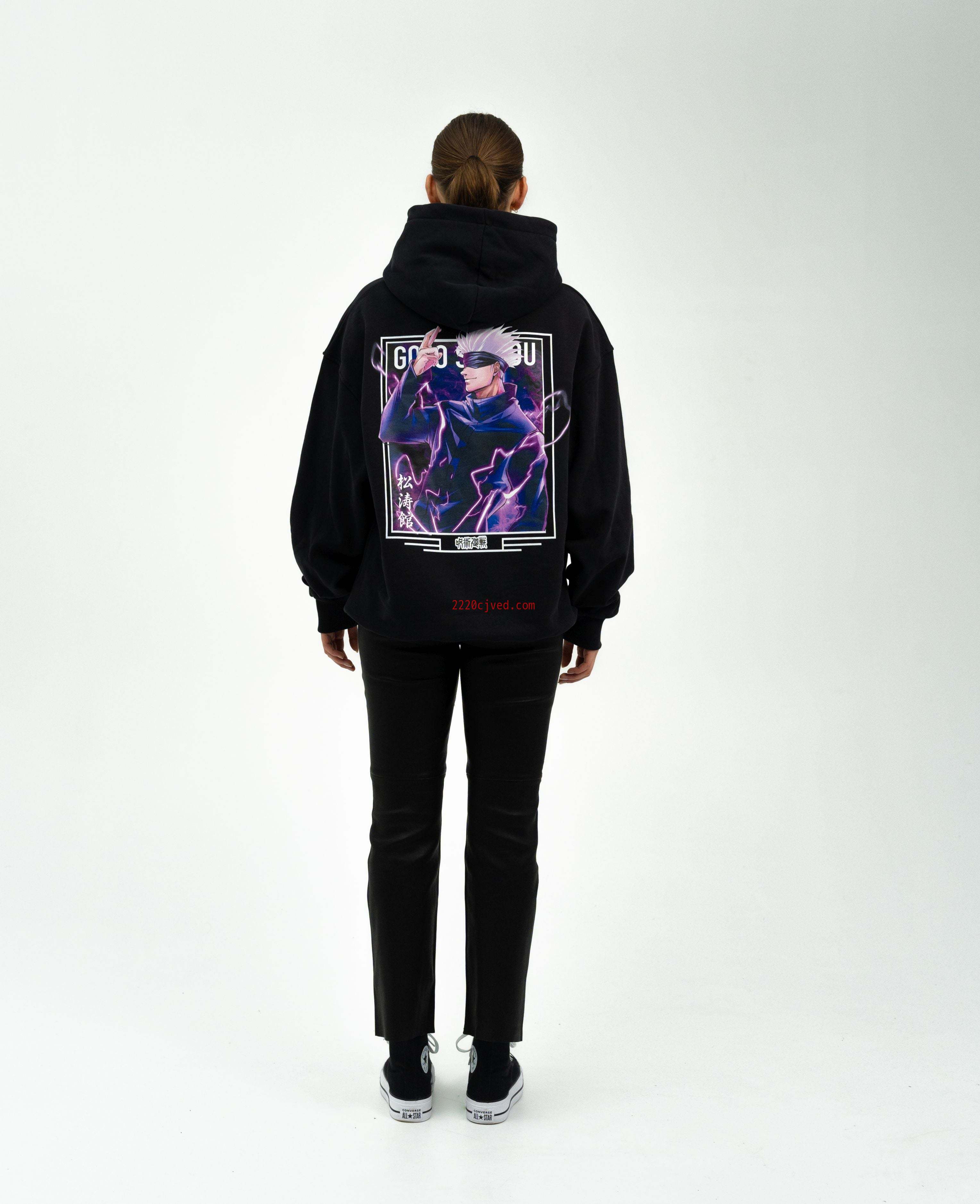 预发布站点、"Satoru Gojo X Purple Lightning - Jujutsu Kaisen" Hoodie、mysite-12345