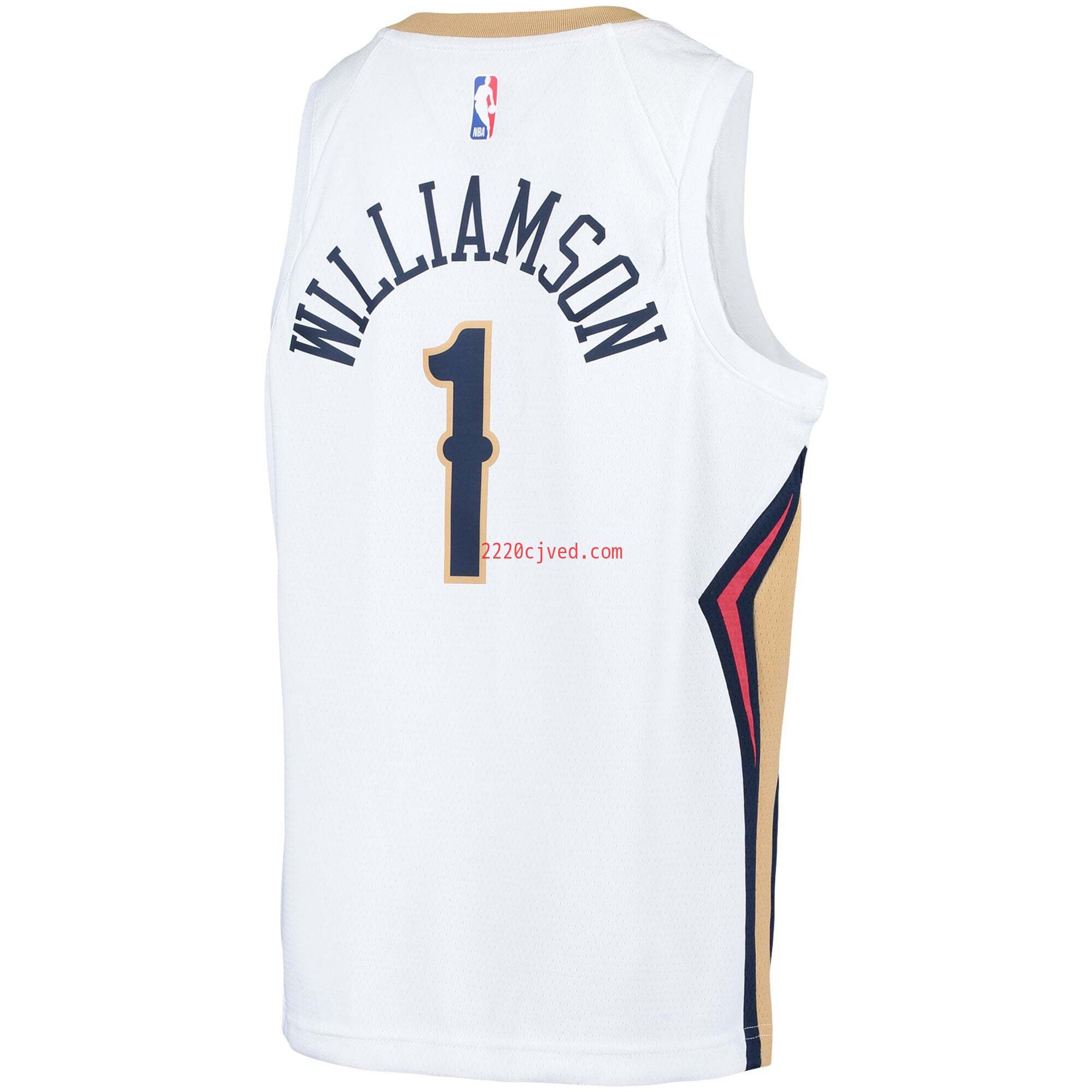 预发布站点、Zion Williamson New Orleans Pelicans Youth Swingman Player Jersey - Association Edition - White、FF-CUSTOM-12345