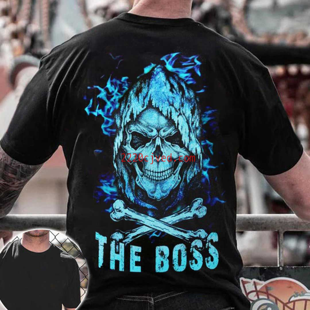 预发布站点、The Boss Men's Skull Print T-Shirt、xsh-12345