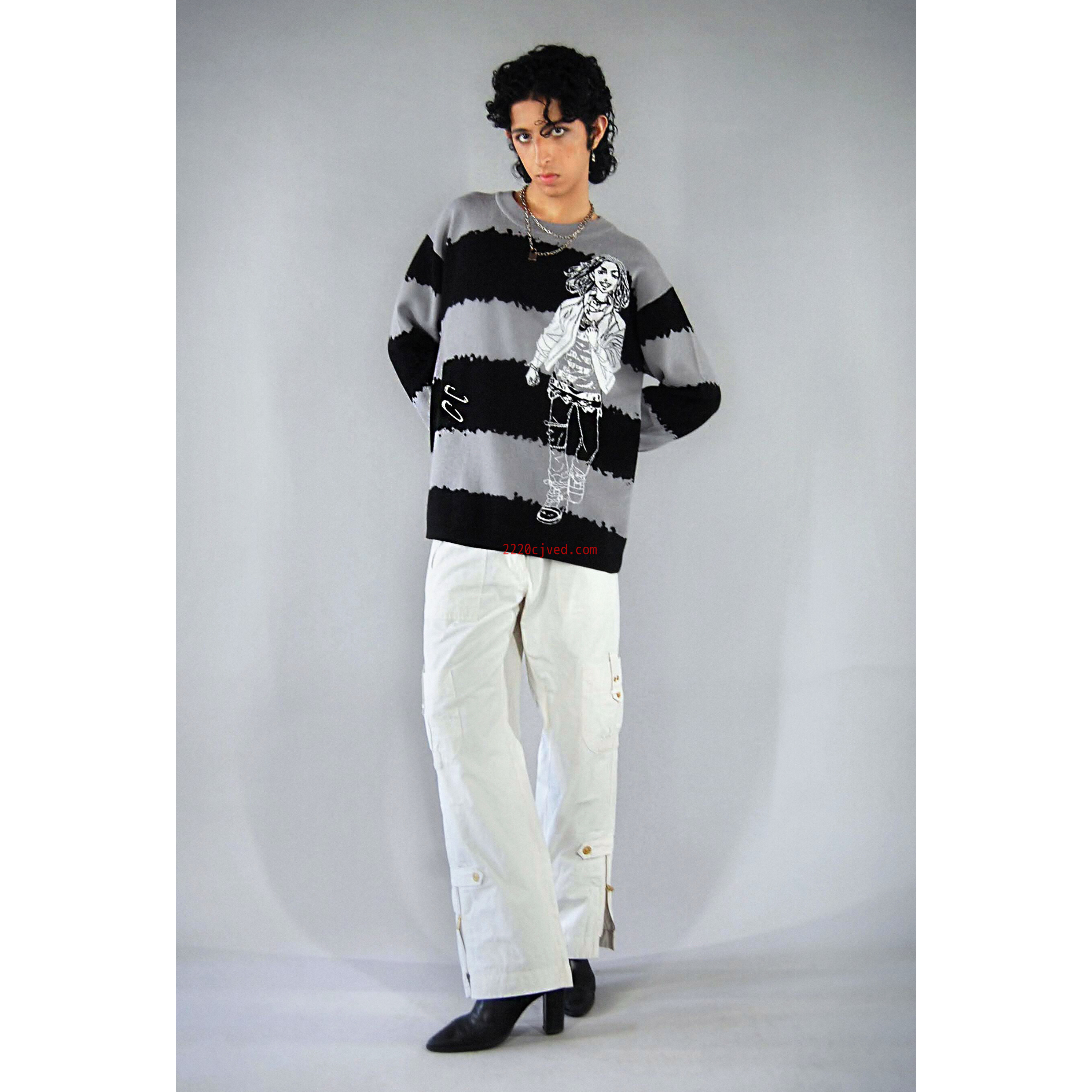 预发布站点、Baji Striped Sweater、mysite-12345