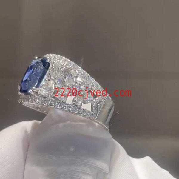 预发布站点、5ct Radiant Cut Sapphire Boldd Engagement Ring、testother-12345