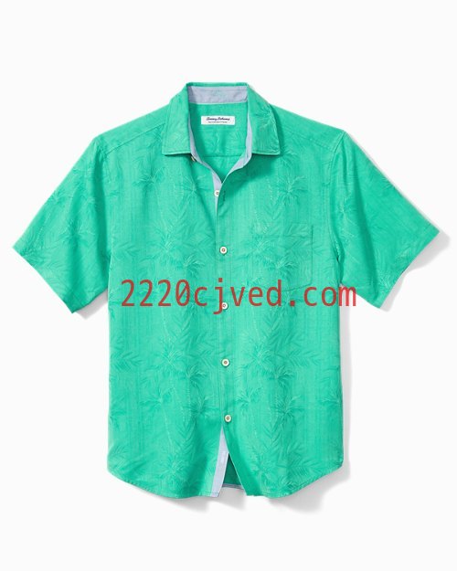 预发布站点、Big and Tall Coconut Point Palm Vista IslandZone Camp Shirt、-12345
