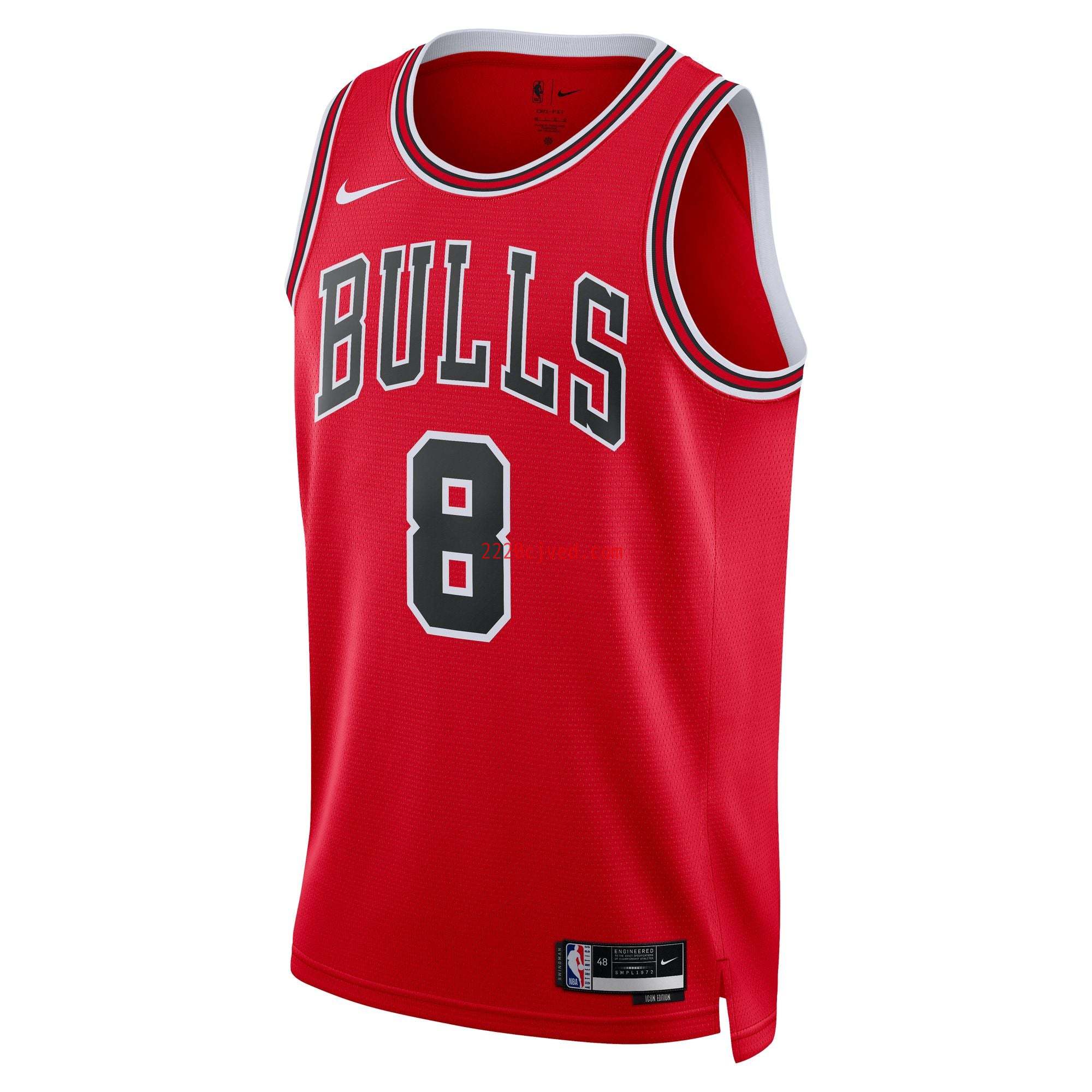 预发布站点、Zach LaVine Chicago Bulls Unisex Swingman Jersey - Association Edition - Red、FF-CUSTOM-12345