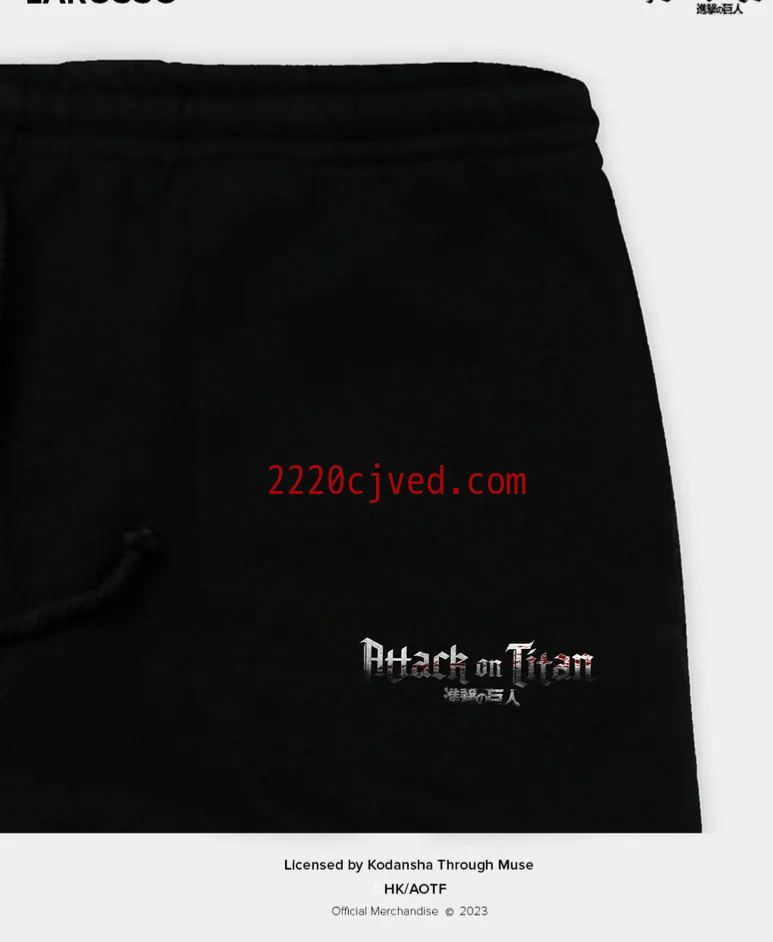 预发布站点、Attack on Titan Jogger Pants、mysite-12345