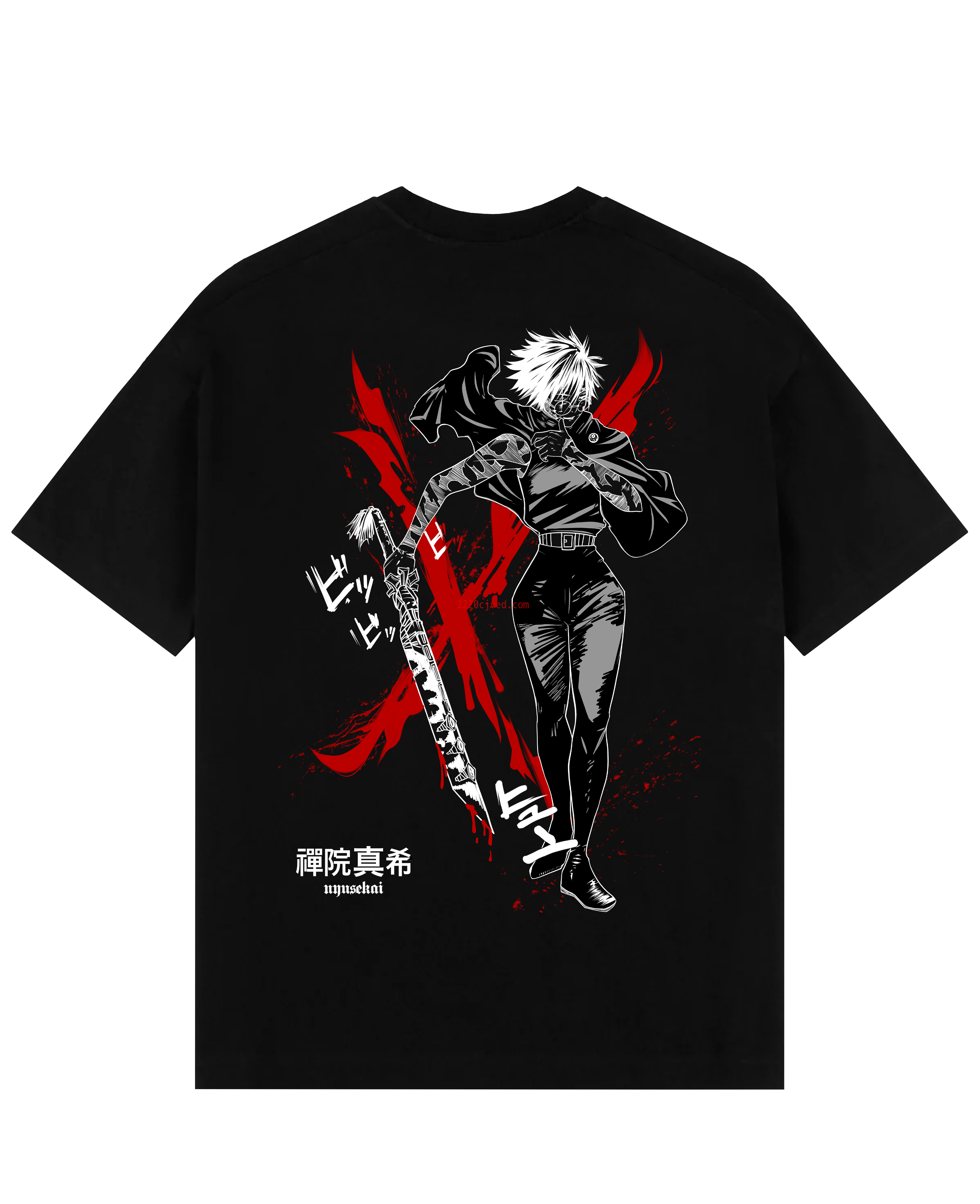 预发布站点、"Maki X Dragon-Bone - Jujutsu Kaisen" Oversized T-Shirt、mysite-12345