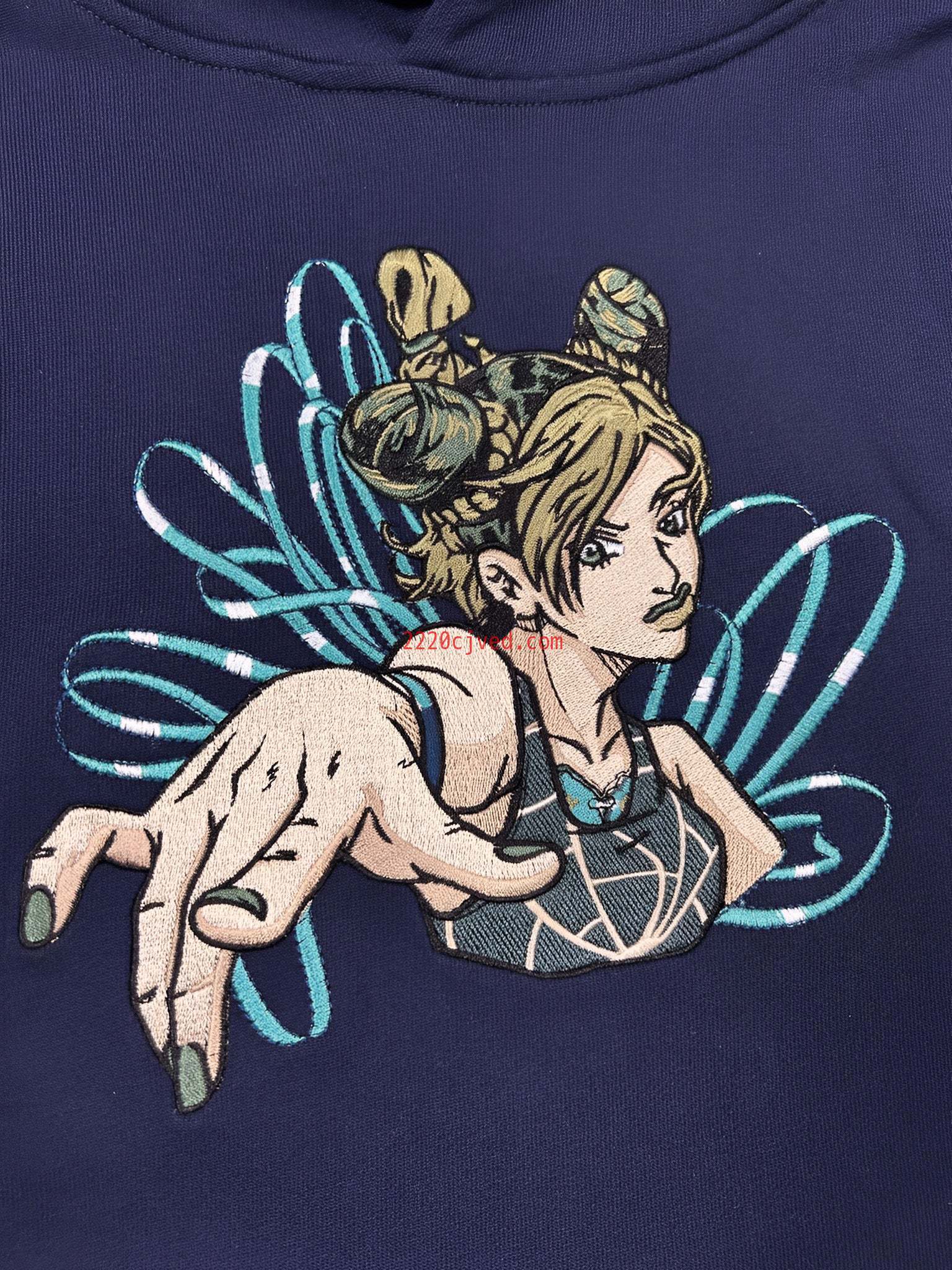 预发布站点、Jolyne / Stone Free Embroidery Hoodie、mysite-12345